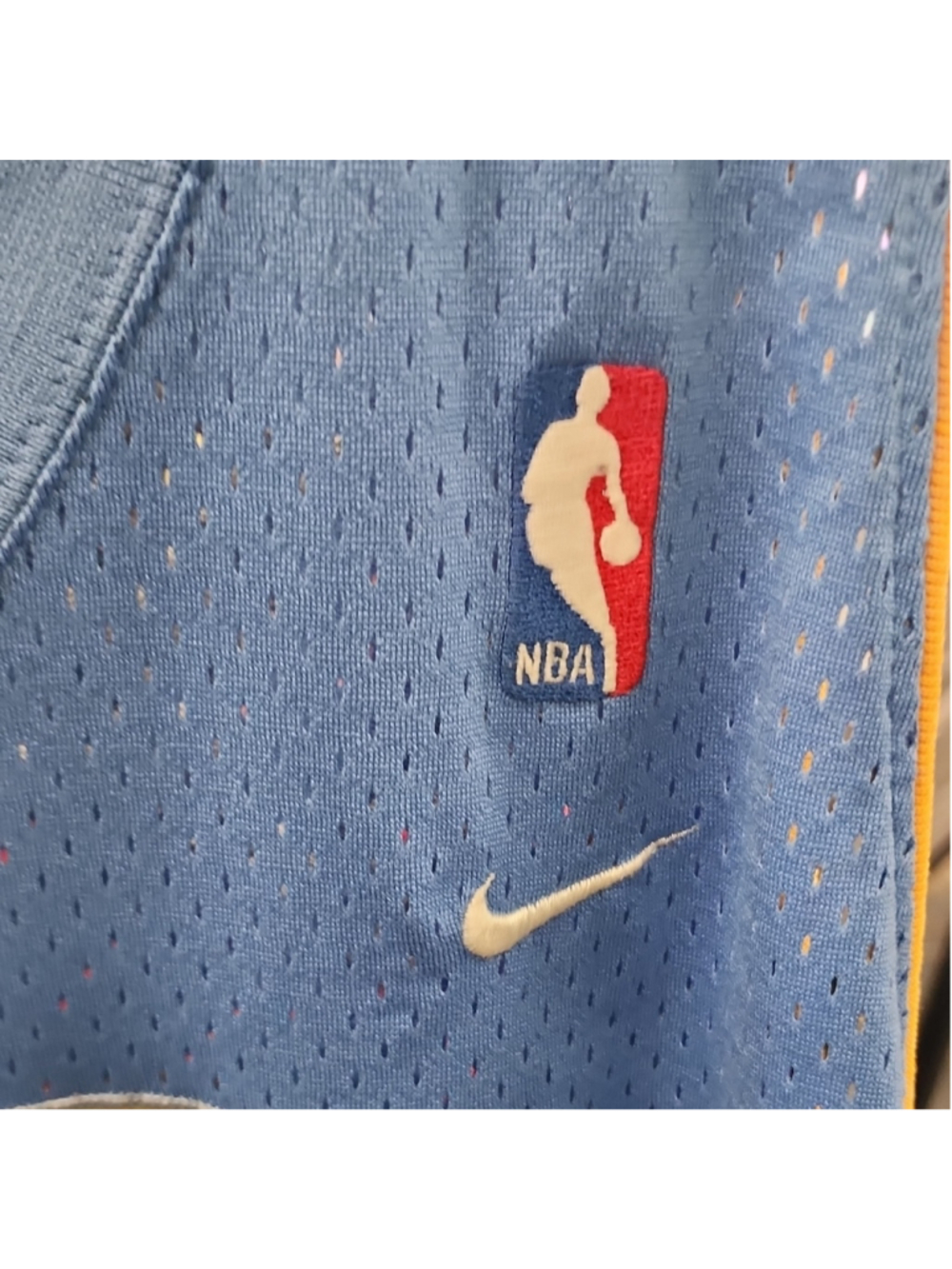 Nike Denver Nuggets Carmelo Anthony #15 Blue Men’s XXL Basketball Jersey NBA - Picture 5 of 8